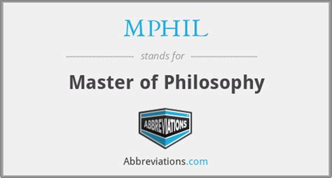 m phil stands for|what does m mean.
